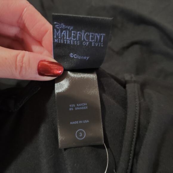 Torrid X Disney Her Universe Maleficent 2 Black Jersey Hi-Low Dress Size 3X NWT - Picture 11 of 15